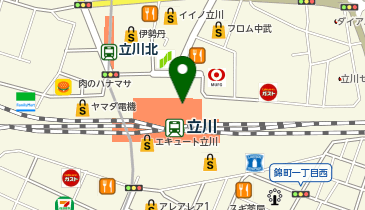 バケット ルミネ立川店の地図画像