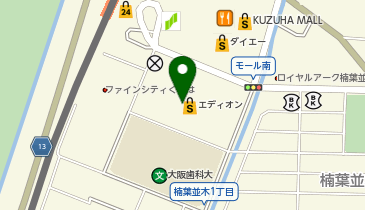 バケット くずはモール店の地図画像