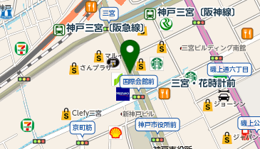 鎌倉パスタ 神戸さんちか店の地図画像