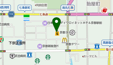 鎌倉パスタ 京都ヨドバシ店の地図画像