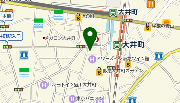 鎌倉パスタ 阪急大井町ガーデンの地図画像