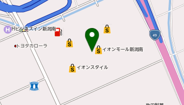鎌倉パスタ イオンモール新潟南店の地図画像