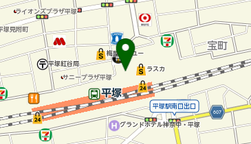 ぎをん椿庵 ラスカ平塚の地図画像