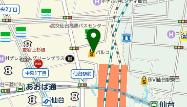 鎌倉パスタ 仙台パルコ店の地図画像