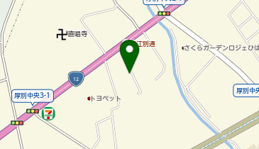 カーセブン 新札幌店の地図画像