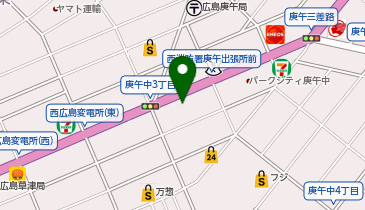 カーセブン 広島庚午店の地図画像