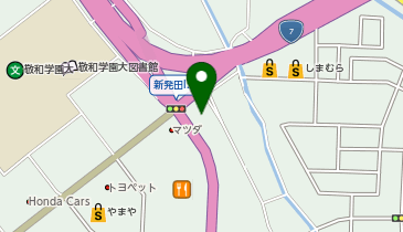 カーセブン 新発田店の地図画像