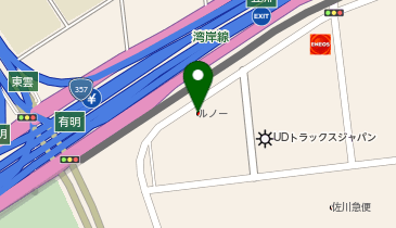 カーセブン インポート有明店の地図画像