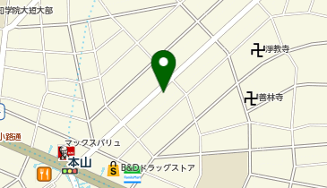 ナビ個別指導学院 本山校の地図画像