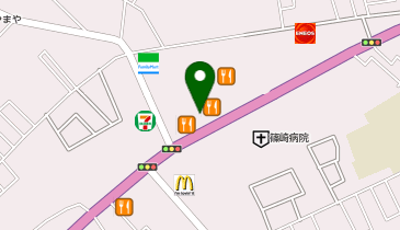 幸楽苑 若松店の地図画像