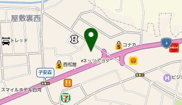 幸楽苑 白河店の地図画像