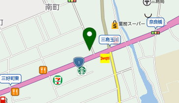 幸楽苑 三島南町店の地図画像