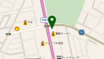 幸楽苑 君津店の地図画像