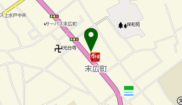 幸楽苑 水戸末広店の地図画像