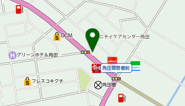 幸楽苑 角田店の地図画像