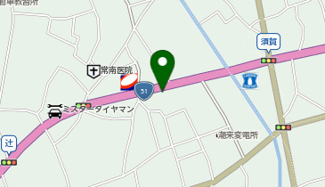 幸楽苑 潮来店の地図画像