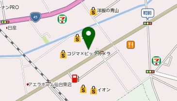 幸楽苑 多賀城店の地図画像