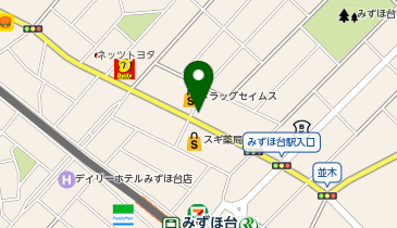 幸楽苑 みずほ台店の地図画像