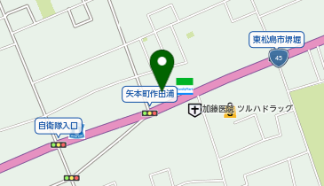 幸楽苑 矢本店の地図画像