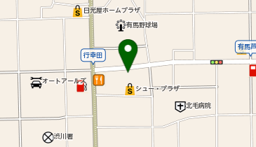 幸楽苑 渋川店の地図画像