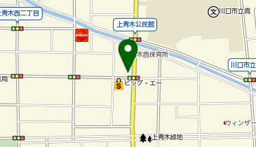 幸楽苑 川口上青木店の地図画像
