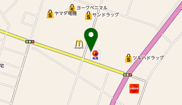 幸楽苑 上山店の地図画像