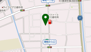 幸楽苑 三郷中央店の地図画像