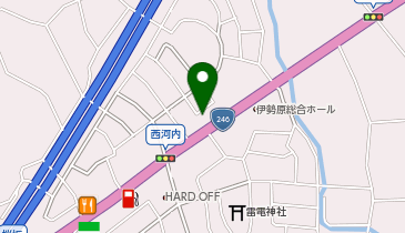 幸楽苑 伊勢原店の地図画像