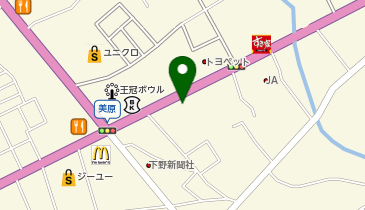 幸楽苑 大田原店の地図画像