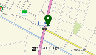 幸楽苑 北上店の地図画像