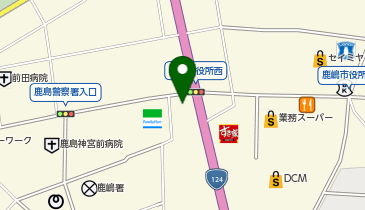 幸楽苑 鹿嶋宮中店の地図画像