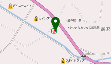 幸楽苑 川俣店の地図画像