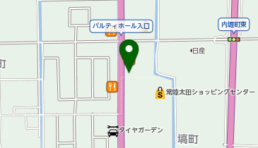 幸楽苑 常陸太田店の地図画像