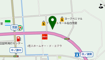 幸楽苑 フォレストモール仙台茂庭店の地図画像