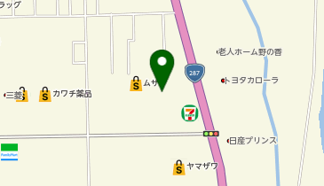 幸楽苑 長井店の地図画像