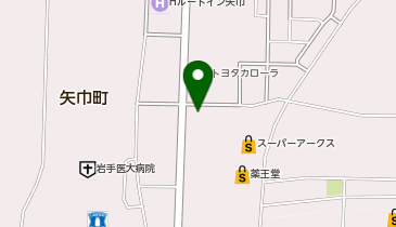 幸楽苑 矢巾タウン店の地図画像