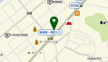 幸楽苑 内郷店の地図画像
