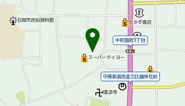 セリア 石岡府中店の地図画像