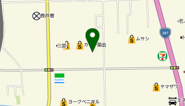 セリア 長井店の地図画像