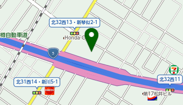 セリア マックスバリュ北32条店の地図画像