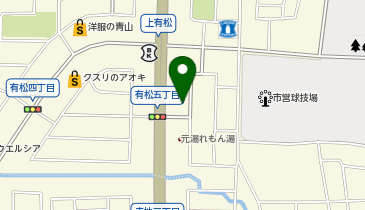 Seria生活良品 金沢有松店の地図画像
