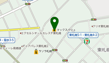 セリア ラソラ札幌店の地図画像