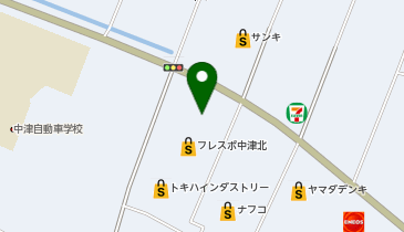 Seria生活良品 フレスポ中津北店の地図画像