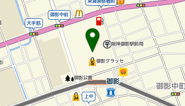 セリア 御影クラッセ店の地図画像