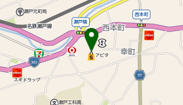 Seria アピタ瀬戸店の地図画像