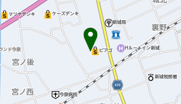 セリア ピアゴ新城店の地図画像