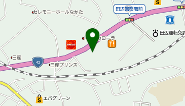 Seria 和歌山田辺インター店の地図画像