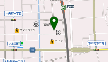 セリア APITAパワー岩倉店の地図画像