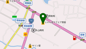 セリア じゃんぼスクエア熊取店の地図画像