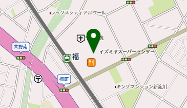 Seria イズミヤショッピングセンター福町店の地図画像